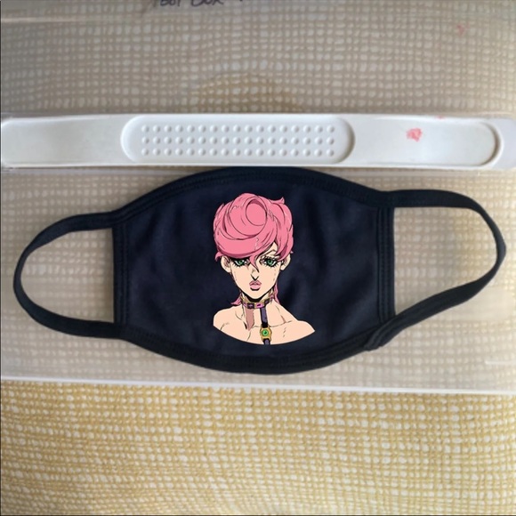 JoJo's Golden Wind Trish Una Anime Face Mask - Picture 2 of 2